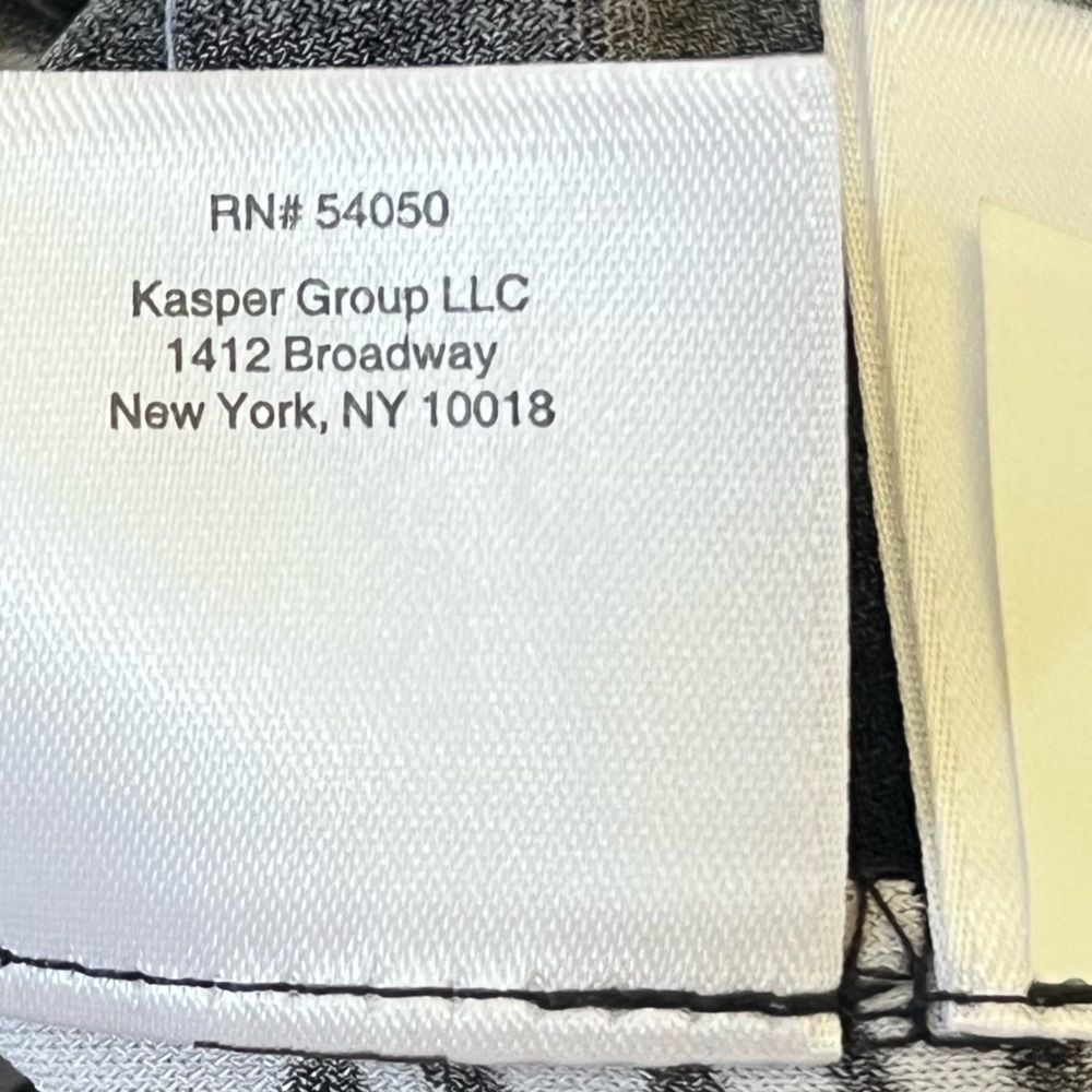 Anne Klein Sleeveless Tropical Monochrome Palm Frond Midi Dress - Picture 10 of 11